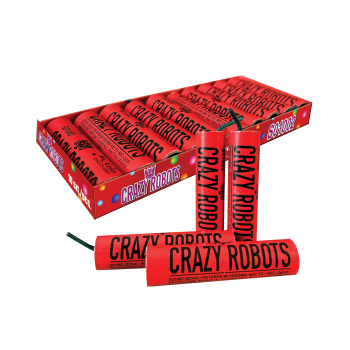 S01002 - PETARDA LONTOWA CRAZY ROBOT 10SZT.